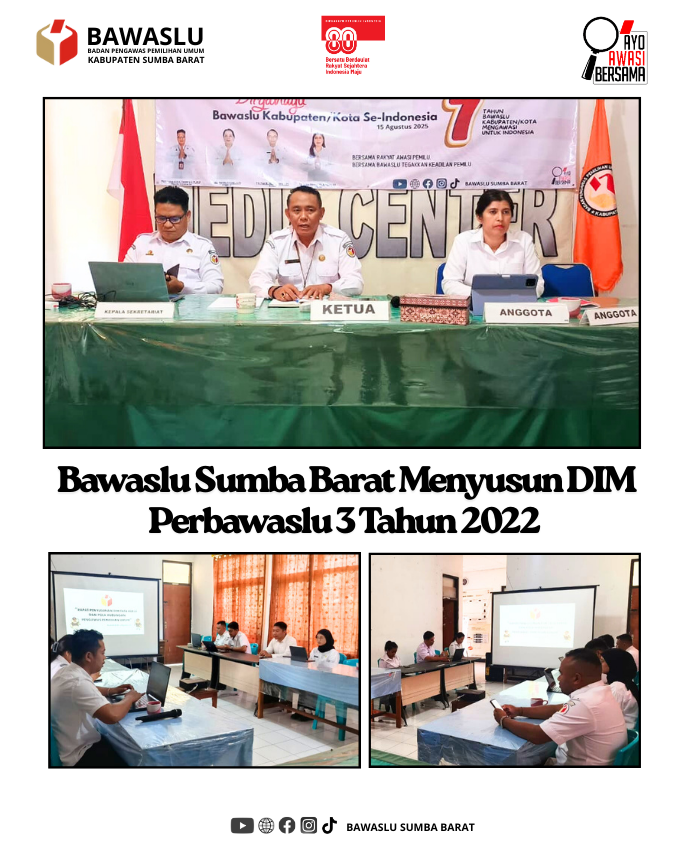 DIM Perbawaslu 3 Tahun 2022